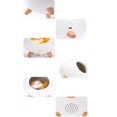 thumbnail image 5 of Un juego (verde, aproximadamente 130 × 130 × 143 mm) de luz nocturna recargable para casa de gato, lámpara de gatito lindo, ambiente hogareño para gato, luz decorativa para dormitorio para mujer, 5 of 5