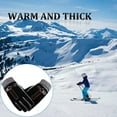 thumbnail image 4 of Sonducket 1 par de guantes cálidos para hombres y mujeres, senderismo, viajes, esquí, adultos, guantes de cuero a prueba de viento, accesorios guantes y mitones Tipo 1 Negro, 4 of 6