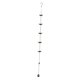 thumbnail image 2 of Cadena de de metal de 99,6 pulgadas de largo para drenaje de aleros, colector de agua decorativo, reemplazo para bajantes, patios, techos,, 2 of 8
