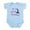 Sky Blue, variant on CafePress - MX Little Sister - Baby Light Bodysuit, Size Newborn - 24 Months