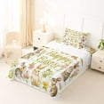 thumbnail image 5 of Erosebridal Happy Easter Rabbit Twin Sheet Sets,Retro Watercolor Easter Eggs Bedding For Girls Kids 3pcs, 5 of 6