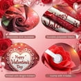 thumbnail image 4 of Red Roses Valentine's Day Banner Heart Shapes Love Display Romantic Gift Boxes Romantic Backdrop for Valentine's Party Romantic Date Indoor Decoration, 4 of 9