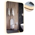 thumbnail image 1 of Costway 32"x24" Bathroom LED Backlit Mirror Imitated Crystal Frame 3 Color Mode Anti-Fog, 1 of 10