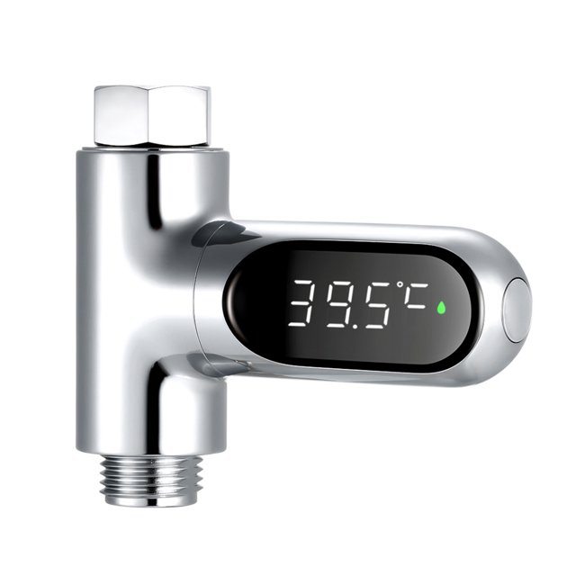 Pantalla Led Medidor De Agua Termómetro De Ducha Digital Monitor De Temperatura Del Baño In Tomshoo Accesorio de baño