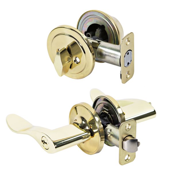 Ultra Security Lexington Keyed Entry with Deadbolt Wave Door Lever