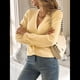 thumbnail image 4 of Suéter Cárdigan de Otoño para Mujer, Tendencia de Moda, Top de Larga, Chaqueta Informal, Suéter con Botones para Vacaciones. Amarillo L, 4 of 8