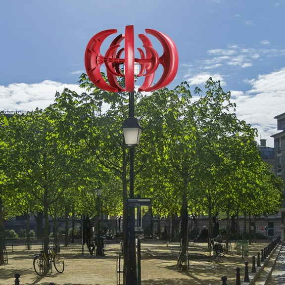 Wind Turbines Generator, Trendix 600W 12V Wind Turbines Generator Kit for Home Hybrids Streetlight, 5 Blades