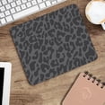 thumbnail image 2 of Black Leopard Mouse Pad Square Waterproof NonSlip Rubber Base Durable Mouse Pads for Office Laptop Perfect for a Stylish and Functional Desk 9.5"x7.8"x0.12" Inch, 2 of 6