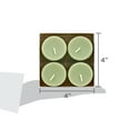 thumbnail image 6 of Mainstays Scented Votive Candles, Green, Hidden Springs, 4 Count, 6 of 6