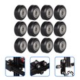 thumbnail image 4 of Miangastore 12 Pcs Roulement Galet de Remplacement Noir pour Accessoires d'Imprimante, 4 of 8
