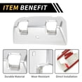 thumbnail image 4 of Unique Bargains 1 Pc Rear Window Switch Panel Trim Cover for Jeep Wrangler JL JLU 18-24 Rear Window Switch Control Panel Cover Trim Decoration ABS Silver Tone, 4 of 6