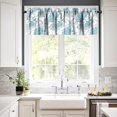 thumbnail image 3 of Ocean Beach Theme Window Valance Curtain,Starfish Seashells Coral, Decorative Curtain Valance for Kitchen Bedroom Decor with Rod Pocket, 3 of 5