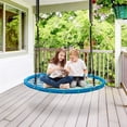 thumbnail image 3 of Costway 40'' Spider Web Tree Swing Kids Outdoor Play Set w/ Adjustable Ropes Gift Blue, 3 of 10