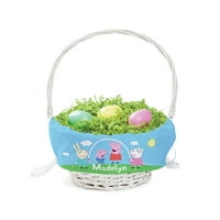 Personalized Peppa Pig Easter Basket - Peppa & Friends