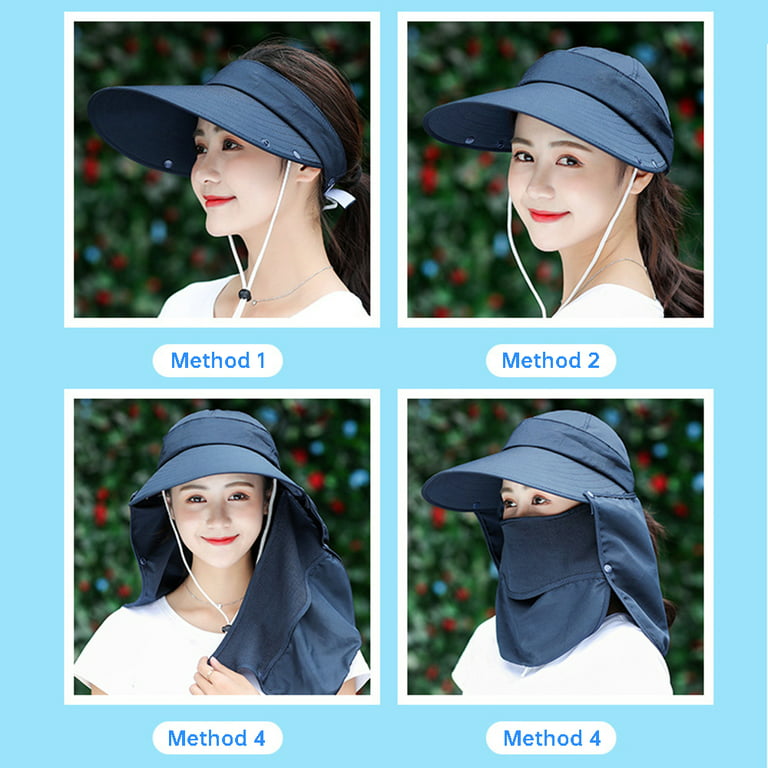 TITOUMI Outdoor Sunblock Hat, Women'S Summer Breathable Uv Protective Sun,  Travel Couple Leisure, Face