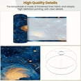 thumbnail image 4 of Lampshades 2 Pack Swirling Cosmic Nebula Blue Golden Hues Space 13"x13"x10" Light Shade for Table Lamps Floor Lamp Shades Lampshade Replacement Easy Assembly Gifts for Friends or Family, 4 of 8