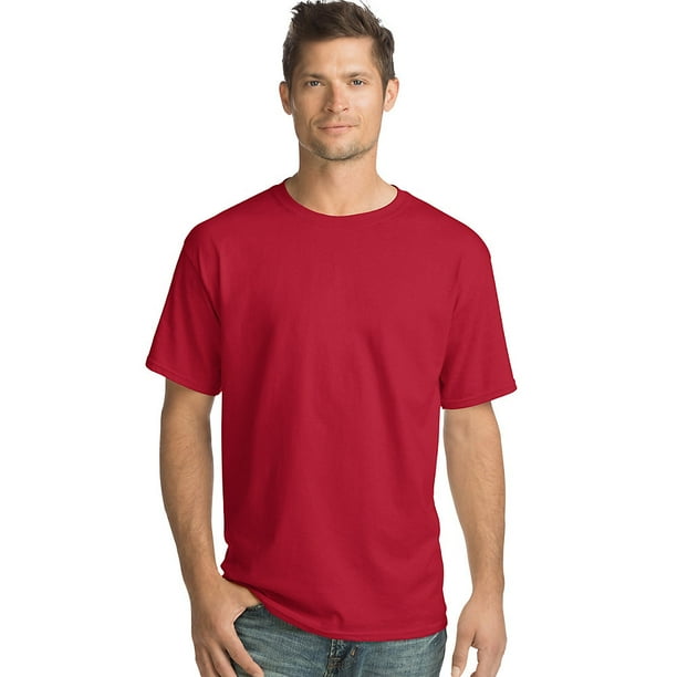 Hanes - Hanes Men's TAGLESS® ComfortSoft® Crewneck T-Shirt - 5280 ...