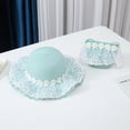 thumbnail image 2 of Zanarzt Sun Hats for Kids Toddler Girls Straw Hat and Shoulder Bag Set Daisy Flower Beach Cap Wide Brim Summer Sun Hat Foldable Hat Green,One Size, 2 of 9
