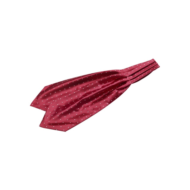 Corbatas de lunares para hombres INSPIRE CHIC para el Día del Padre, corbata de lazo autoajustable, bufanda, pañuelo de cuello, corbata ascot roja, talla única