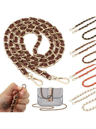 47 Adjustable Purse Strap Replacement with Buckles, Synthetic Leather  Chain Strap Bag Chain for Purse, Bag Strap Crossbody for Shoulder Cross  Body