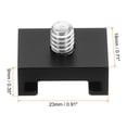thumbnail image 2 of Unique Bargains Cold Shoe Mount Adapter with 1/4' Thread Cold Shoe Bracket for DSLR Camera, Black, 2 of 5