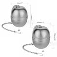 thumbnail image 5 of Kitchenware Food Grade Stainless Steel Tea Infusers Reusable Tea Diffusers, 5 of 6