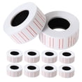 thumbnail image 6 of WHAMVOX Label Sticker White PVC Supermarket 10 Rolls, 6 of 8