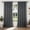 Gray Print, variant on XUEYU 100% Blackout Curtains for Bedroom, Light Blocking Thermal Insulated Curtains with Noise Reduction, 52x96 Inch Room Darkening Window Drapes, Set of 2 Panels, White