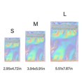 thumbnail image 3 of 100 Pcs Resealable Mylar Bags Compatible With Eyelash Jewelry Storage,14x20cm, 3 of 5