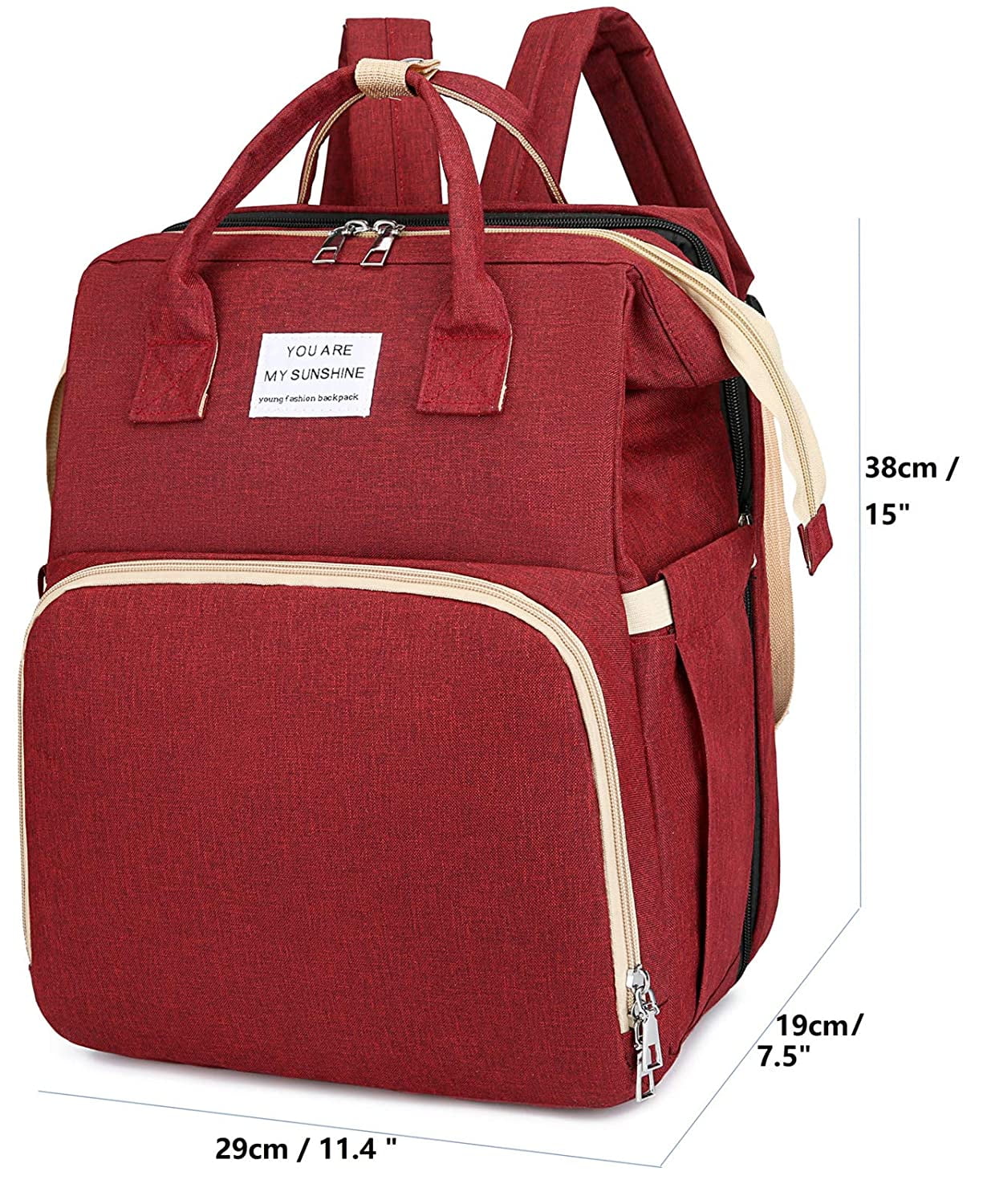 Multifunctional 41 Portable Diaper Bag Folding Baby Travel Large