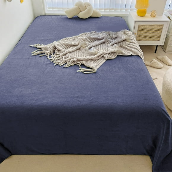 Wzzjkit Elegants Soft Velvet Flannel Sheet Set Quality Cozy Warm Antis Statics Non Pilling Fuzzy Velvet Flannel Fleece Sheet Set