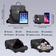 thumbnail image 4 of Kit Mochila Moda Casual Bolso Casual Para Mujer, 2 Piezas Negro, 4 of 5