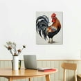 thumbnail image 2 of Nawypu  'Rooster 1' by Renee Gould, Canvas Wall Art,, 2 of 4