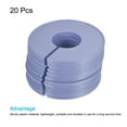 thumbnail image 3 of Unique Bargains Round Blank Wardrobe Size Separators Clothes Divider, Gray 20 Pack, 3 of 5