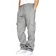 thumbnail image 1 of Pantalones de chándal, pantalones deportivos transpirables para hombre, pantalones de ocio, pantalones de jogging, pantalones deportivos elásticos lisos, pantalones de entrenamiento, pantalones cargo, 1 of 5