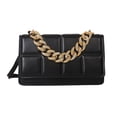 thumbnail image 1 of Cute clutch purse and artificial leather handbag for dating and daily commuting. - black, 1 of 5