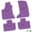 Black, variant on Flextread Floor Mats for 11-23 Dodge Charger AWD - Mopar Licensed Factory Fit - Purple w/ Black GT Insert - 100% Made in USA
