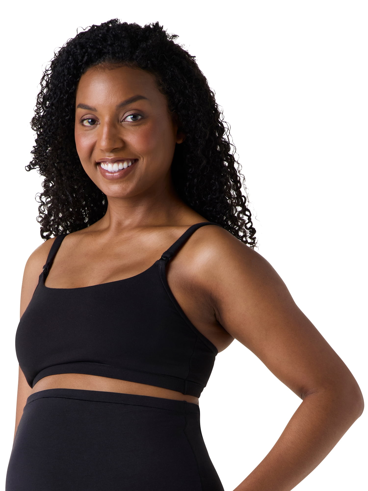 Ingrid & Isabel For Every Belly Women's Maternity & Nursing Cotton Jersey Bralette, SizesS-4XL
