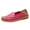 Watermelon Red, variant on TOWED22 Flat Shoes For Women,Women's Flats Shoes Dress Shoes Round Toe Ballet Flats Comfortable Crochet Lace Flats Low Heel,Watermelon Red