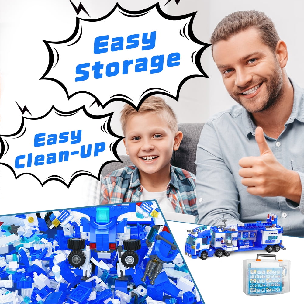 51-in-1 Robot Building Kit 700PCS for Kids Building Toys Erector Set for Kids Engineering Projects Construction Building Blocks Toys Gifts for kids Kids Age 6+ Year Old