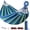 Blue, variant on Portable Camping Hammock 400lb Capacity with Anti Roll Beams and Straps（Blue）