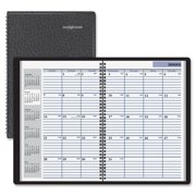 DAYMINDER Ruled 14-Month Planner with Two-Piece Cover, 7-7/8 x 11-7/8, Black, 2015