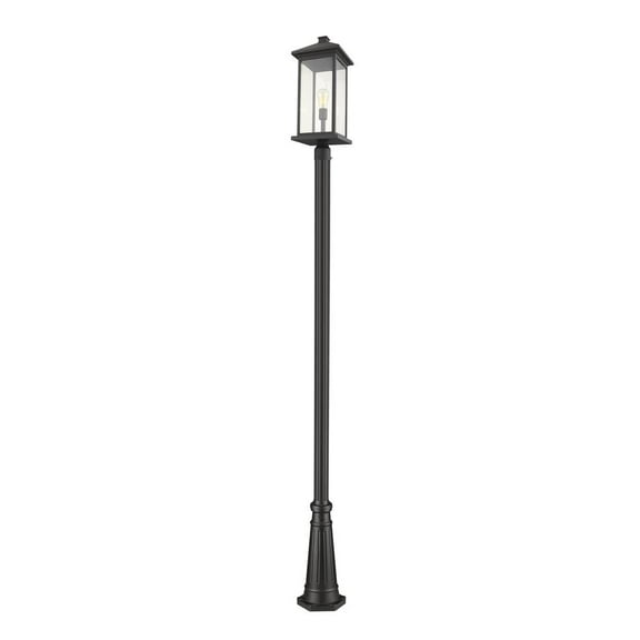 Zlite 531PHBS-BK 9.5 x 17 in. Portland Black Outdoor Post
