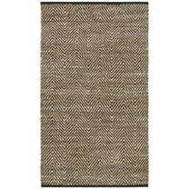 SAFAVIEH Vintage Leather Jessie Chevron Stripes Area Rug, Beige, 3' x 5'