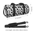 thumbnail image 2 of Pofeuu Yin Yang Print Travel Duffel Bag,Sports Tote Gym Bag,Shoulder Weekender Overnight Bag for Women Gym Bag, 2 of 6