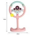 thumbnail image 2 of Electric Simulation Steering Wheel Toy with Sound Educational Children Co-Pilot Kids Car Toy Singing Toy Gift, 2 of 5