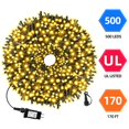 thumbnail image 4 of Luces navideñas MZD8391, 170 pies, 500 LED, impermeables, color blanco cálido, 4 of 7