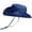 Navy, variant on Summer Boy-Girls Outdoor-Sun-Hat Mesh-Fishing-Hat Wide-Brim Safari-Hat Sun-Protection Beach-Bucket-Hat for 5-9Years Older