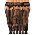 thumbnail image 1 of Medias pantimedias Skylety Fishnet, lencería hasta el muslo, 6 unidades, 1 of 7