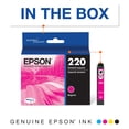 thumbnail image 2 of Cartucho de tinta Epson T220 DuraBrite Ultra Cyan T220320-S (x2), 2 of 5